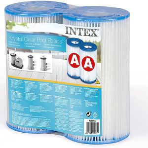 Intex 0775431 Filter Cartridge for Swimming Pool Blue 10,8 x 21,6 x 20,3 cm – Set of 2