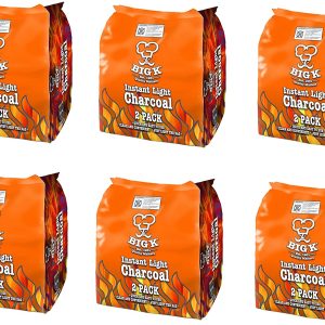 Instant Light Charcoal 12kg (12 x 1kg bags) Instant Lighting Charcoal Char coal BBQ Barbecues